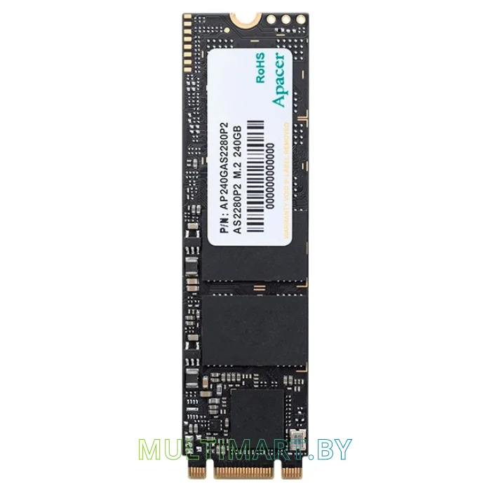 SSD диск Apacer AS2280P2 240GB (AP240GAS2280P2-1)